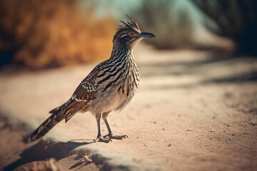 The Roadrunner's Life in the Desert. Generative AI