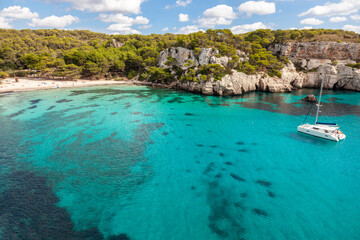 Fototapeta premium beautiful beach with turquoise water in the Mediterranean Sea