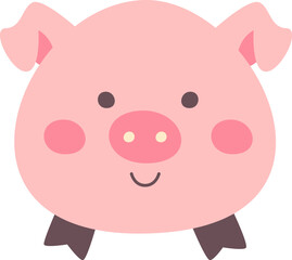 Round Chubby Pig