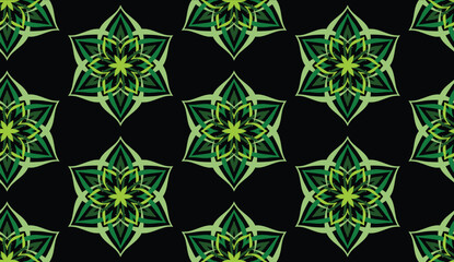 Geometric ethnic pattern seamless flower color. seamless pattern. Design for fabric,curtain,background,carpet,wallpaper,clothing,wrapping,Batik,mandalas,fabric,Vector illustration. pattern style.