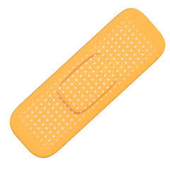 Band aid and first aid kit  plastic Strips 3d element and illustration No AI