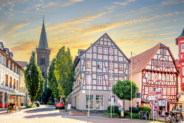 Altstadt, Gruenberg, Deutschland 