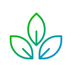 Organic plants pixel perfect gradient linear vector icon. Cultivation of rare flora. Nature protection program. Thin line color symbol. Modern style pictogram. Vector isolated outline drawing