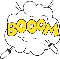 Comic Cartoon Explosion