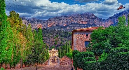 Fototapeta premium Serra de Montsant - Scala Dei (cartoixa) - Priorat