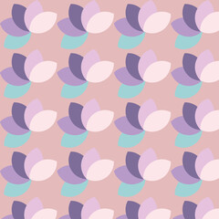 seamless retro pattern of leaves for design