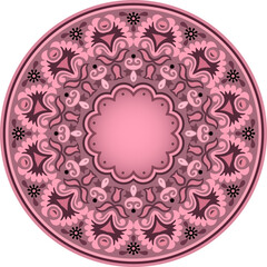 Vector abstract decorative ethnic ornamental illustration