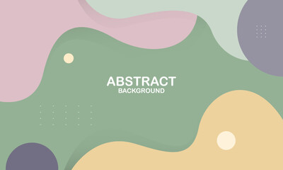 Abstract colorful liquid background. Fluid shapes composition. Vector illustration