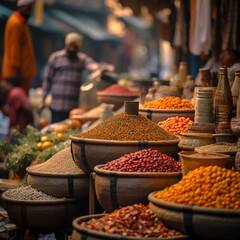 Fototapeta premium spices at the market