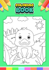 coloring book for kids dusck