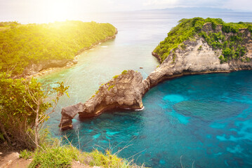 Beautiful cost and beaches of Bali island, Indonesia