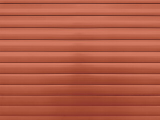 Roller shutter gate. Metal roller garage door as background. Automatic electric roll-up garage...