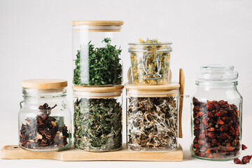 Dry medicinal herbal tea.