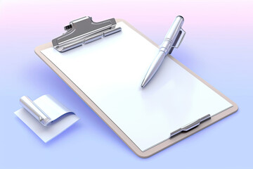 notebook and pen