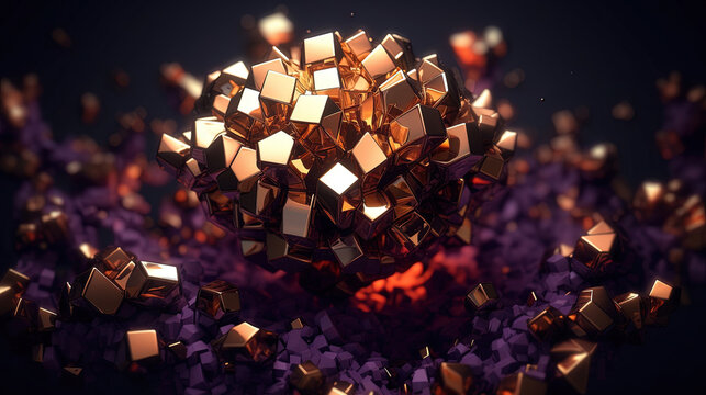 Abstract 3d Explosion