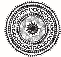 Suitable Mandela Art for floor tile designs,  for Artworks & etc..