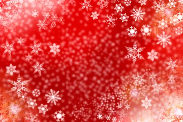 Foto op Plexiglas クリスマス背景素材_赤 © Nii Koo Nyan