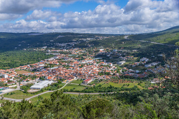 Obraz premium view of the Minde Village