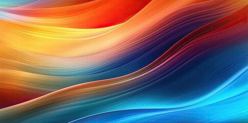 Fototapeta premium Light wave motion background, generative ai