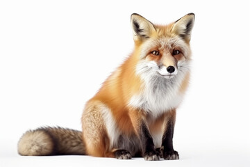Generative AI.
a fox on a white background