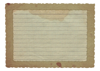 Fototapeta premium Vintage background of old paper texture isolated