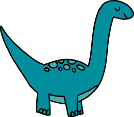 cute dinosaur illustration