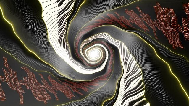 Fantasy and Dreaming Piano Keyboard and Music Equalizer Animation, Background, Loop
