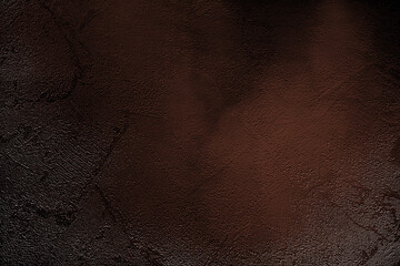 Beautiful dark brown texture plaster background with glitter.