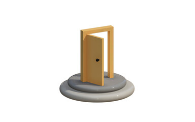 Open the door