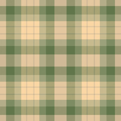 Plaid seamless textile of texture vector pattern with a background check fabric tartan.