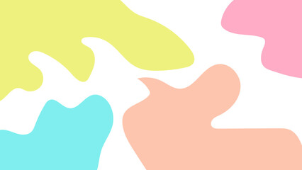 hand drawn background with pastel colors