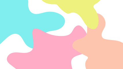 hand drawn background with pastel colors