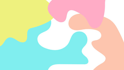 hand drawn background with pastel colors
