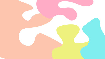 hand drawn background with pastel colors