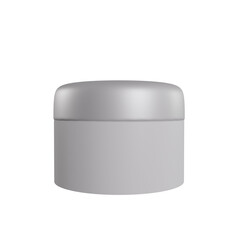 white cosmetic container