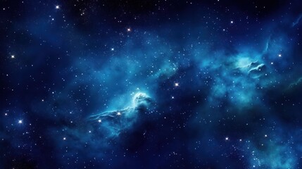 Obraz na płótnie Canvas deep blue constellations