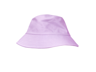 purple bucket hat isolated PNG transparent