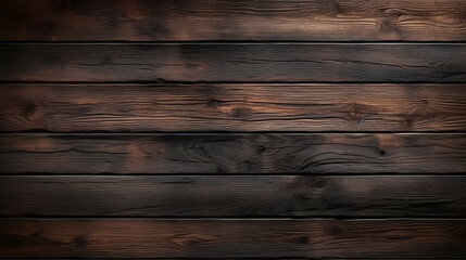 Fototapeta premium Timeless Beauty: Dark Wood Texture, Generative AI
