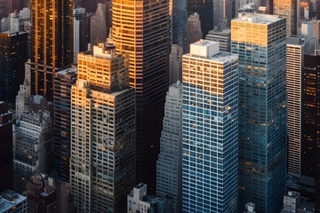 High-rise buildings and offices in New York City