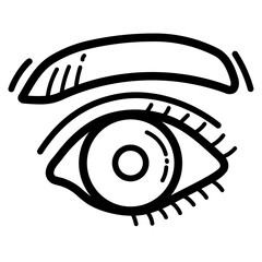 eye line icon style