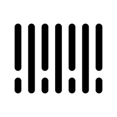 barcode glyph icon