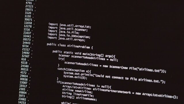 No people close up of computer screen with computer testing on