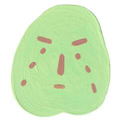 crying emoji, cartoon  painting