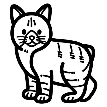 manx line icon style