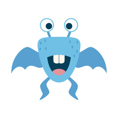 Cute monsters character illustration. Funny monster cartoon design illustration design for logo and print product