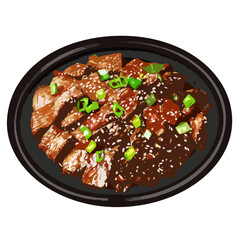 Bulgogi, Korean, Korean food, Korean BBQ, Beef, Marinade, Grilled, grill, roast beef, Barbecue, Tender, Soy sauce, Sesame, Garlic, Sweet, Savory, Korean Cuisine, Rice, Delicious