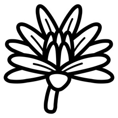 lotus line icon style