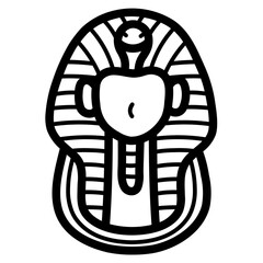 pharaoh line icon style