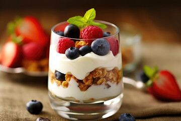 Yogurt Parfait - ai generated