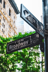 Obraz premium city street sign